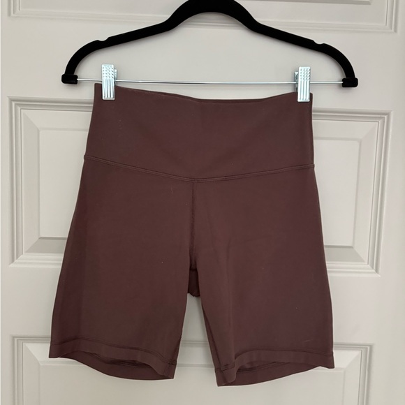 Aritzia Chocolate Brown Bike Shorts - Picture 1 of 2
